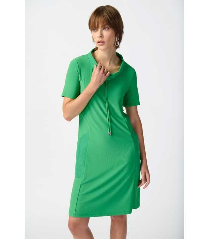 Vestido Punto Cordones Verde Joseph Ribkoff Mujer