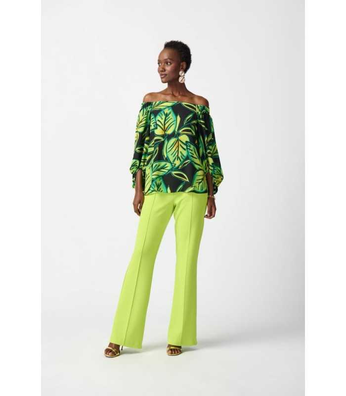 Top Georgette Hojas Joseph Ribkoff Mujer