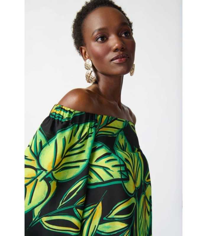 Top Georgette Hojas Joseph Ribkoff Mujer