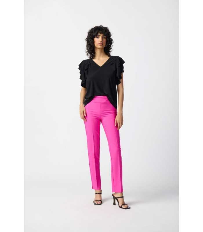 Top Punto Volantes Blanco Joseph Ribkoff Mujer