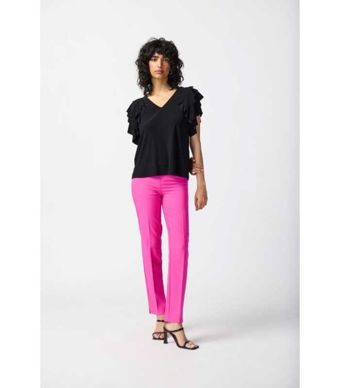 Top Punto Volantes Blanco Joseph Ribkoff Mujer