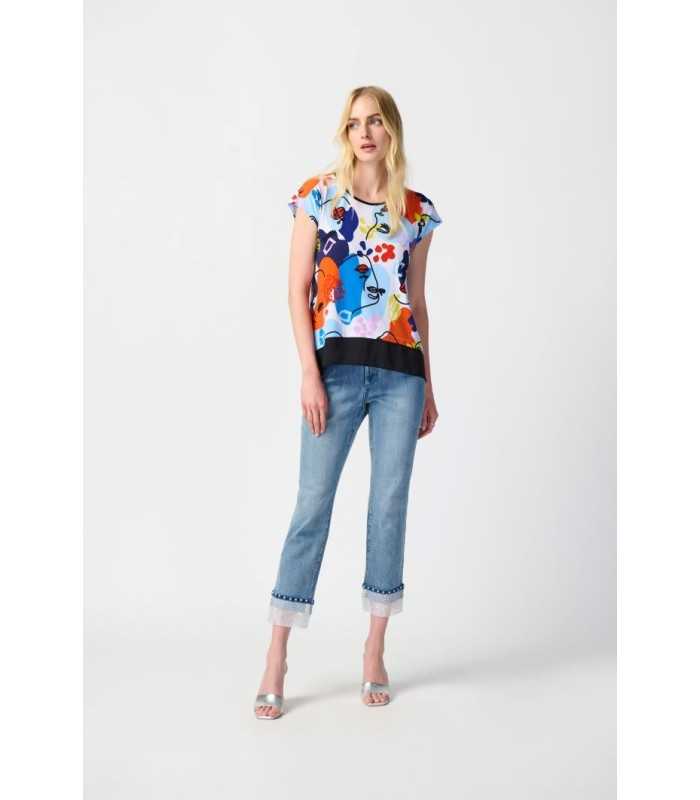 Top Estampado Caras Joseph Ribkoff Mujer