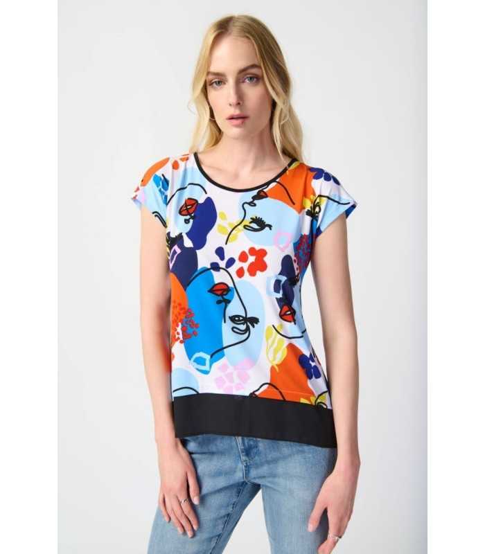 Top Estampado Caras Joseph Ribkoff Mujer