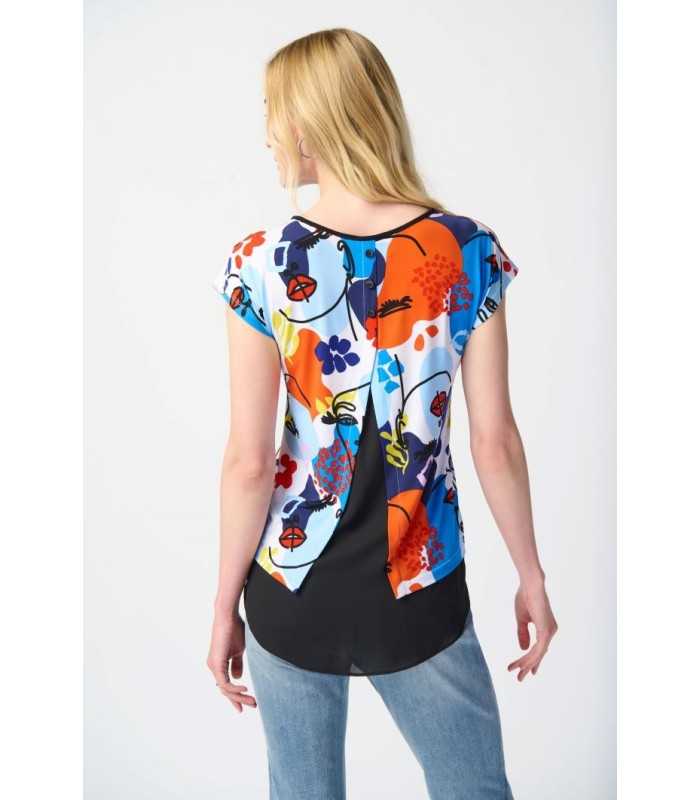 Top Estampado Caras Joseph Ribkoff Mujer