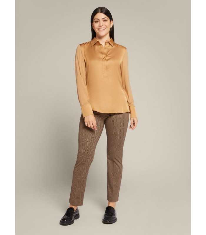Camiseta Polo Básica Camel Elena Miro Mujer