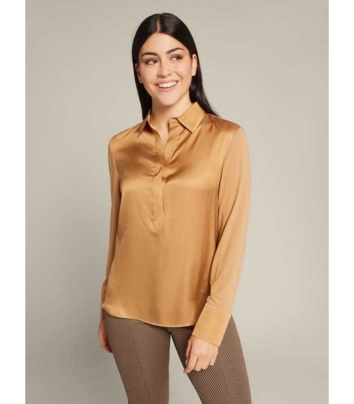 Camiseta Polo Básica Camel Elena Miro Mujer