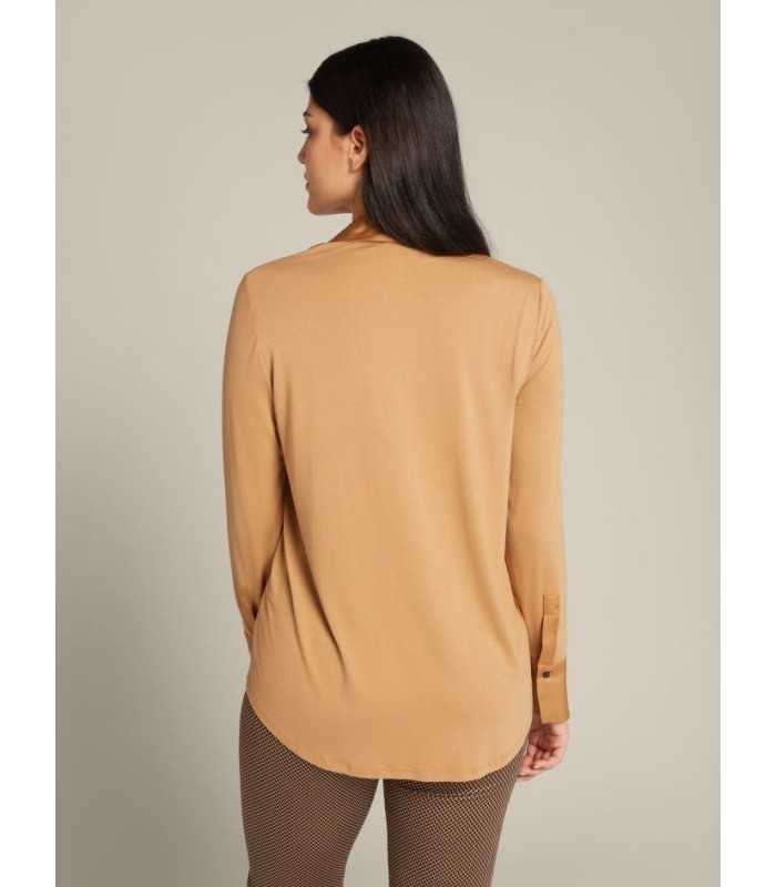 Camiseta Polo Básica Camel Elena Miro Mujer