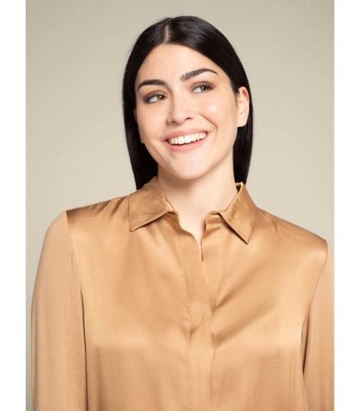 Camiseta Polo Básica Camel Elena Miro Mujer
