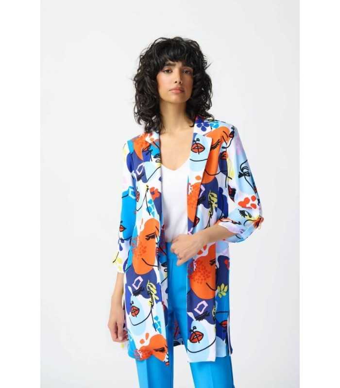 Blazer Estampado Caras Joseph Ribkoff Mujer