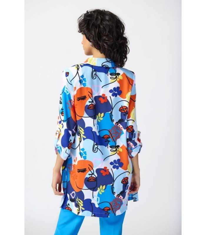 Blazer Estampado Caras Joseph Ribkoff Mujer