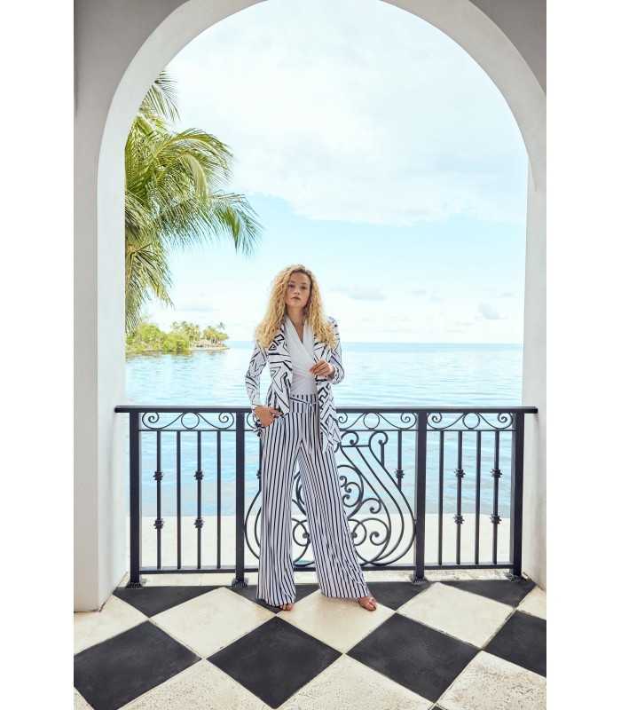 Pantalón Punto Rayas Joseph Ribkoff Mujer