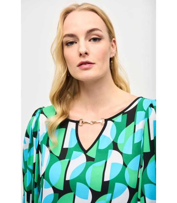 Top Georgette Geométrico Joseph Ribkoff Mujer