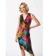 Vestido Cruzado Estampado Floral Joseph Ribkoff Mujer