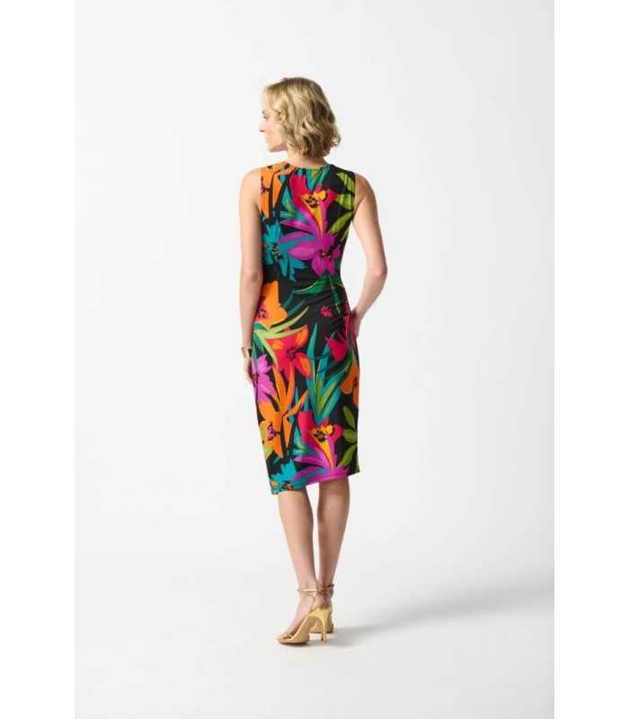 Vestido Cruzado Estampado Floral Joseph Ribkoff Mujer