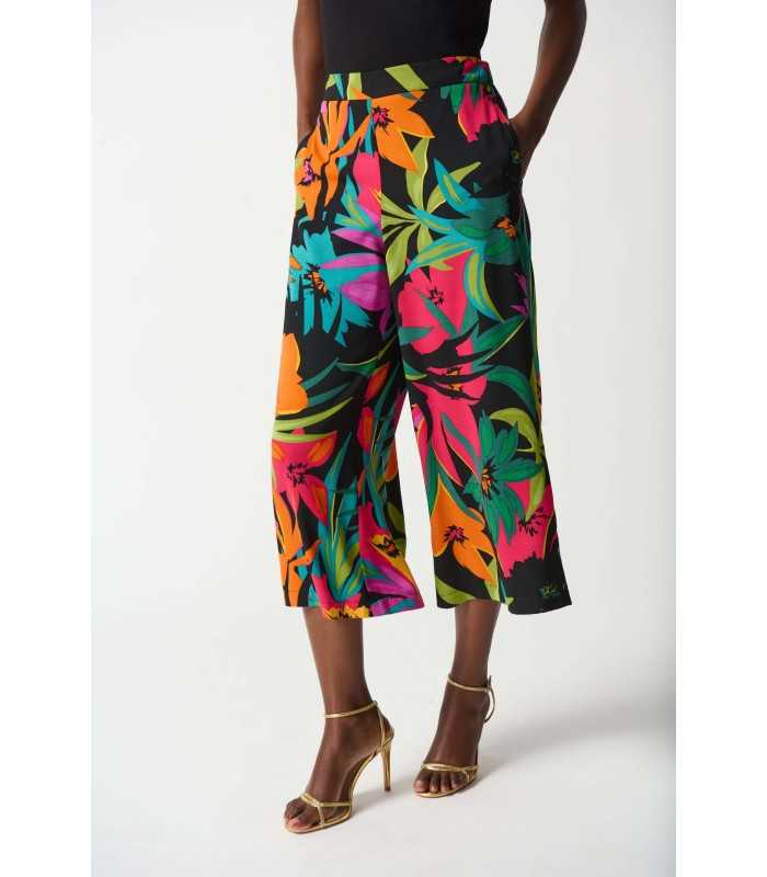 Pantalón Gasa Estampado Tropical Joseph Ribkoff Mujer