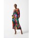 Top Gasa Estampado Tropical Joseph Ribkoff Mujer