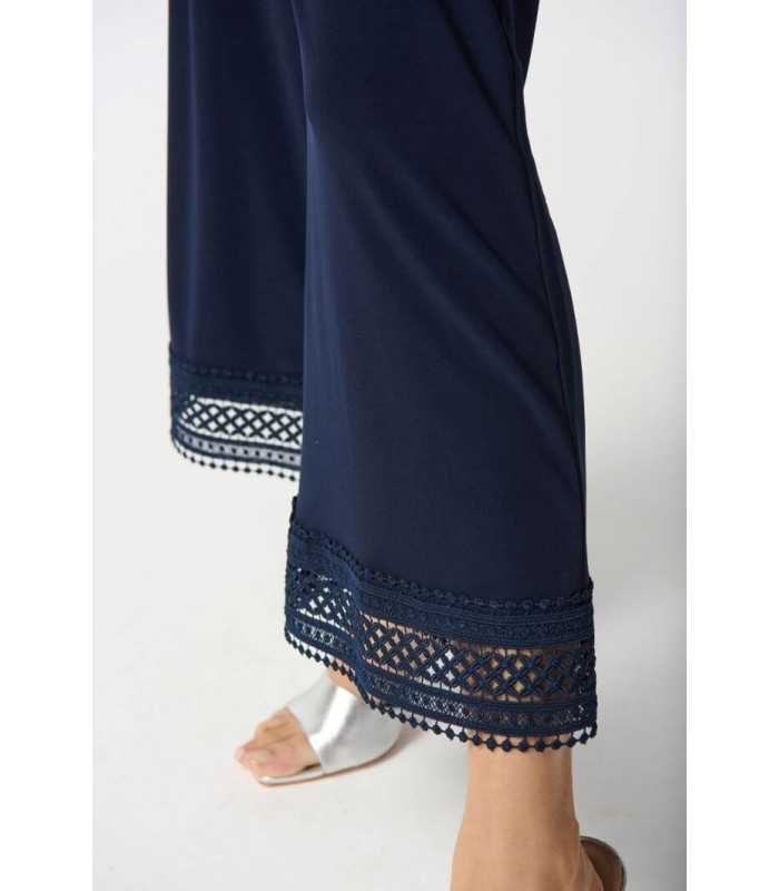 Pantalón Marino Ribete Guipur Joseph Ribkoff Mujer