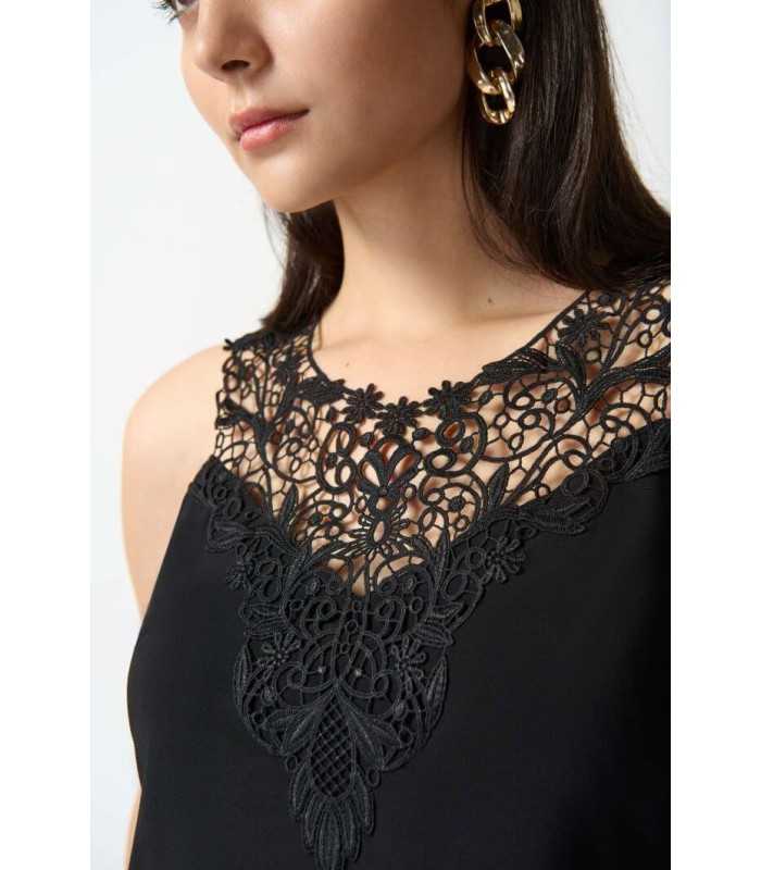 Top Blanco Punto Guipur Joseph Ribkoff Mujer