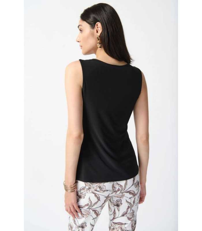 Top Blanco Punto Guipur Joseph Ribkoff Mujer