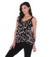 Top Animal Print Frank Lyman Mujer