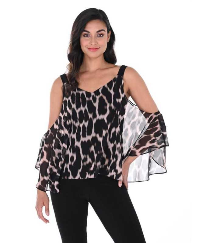Top Animal Print Frank Lyman Mujer