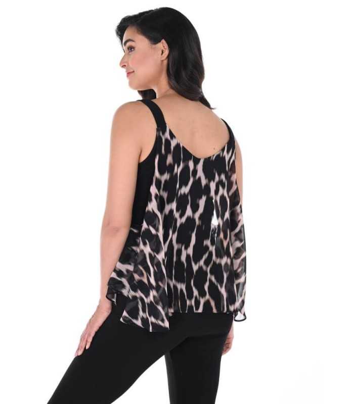 Top Animal Print Frank Lyman Mujer
