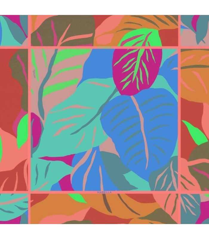 Pañuelo Estampado Hojas Marella Mujer