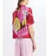 Camisa Estampado Tropical Marella Mujer
