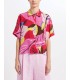 Camisa Estampado Tropical Marella Mujer