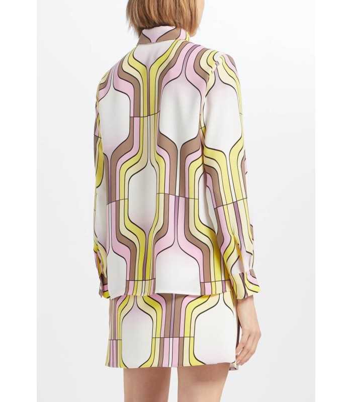 Camisa Estampado Geométrico Marella Mujer