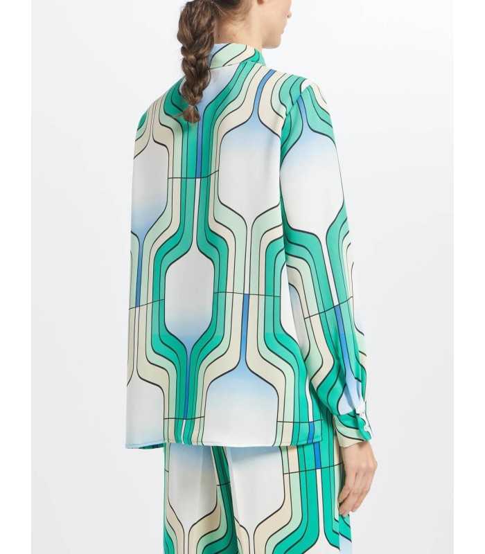 Camisa Estampado Geométrico Marella Mujer