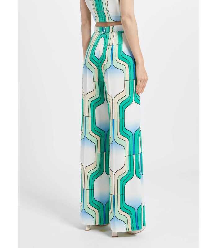 Pantalón Estampado Geométrico Marella Mujer