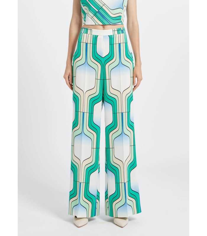Pantalón Estampado Geométrico Marella Mujer