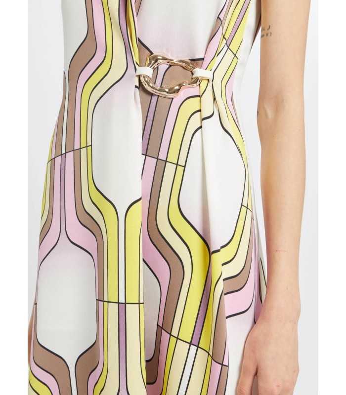 Vestido Largo Geométrico Marella Mujer