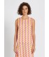 Top Estampado Geométrico Ondas Marella Mujer