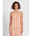 Top Estampado Geométrico Ondas Marella Mujer