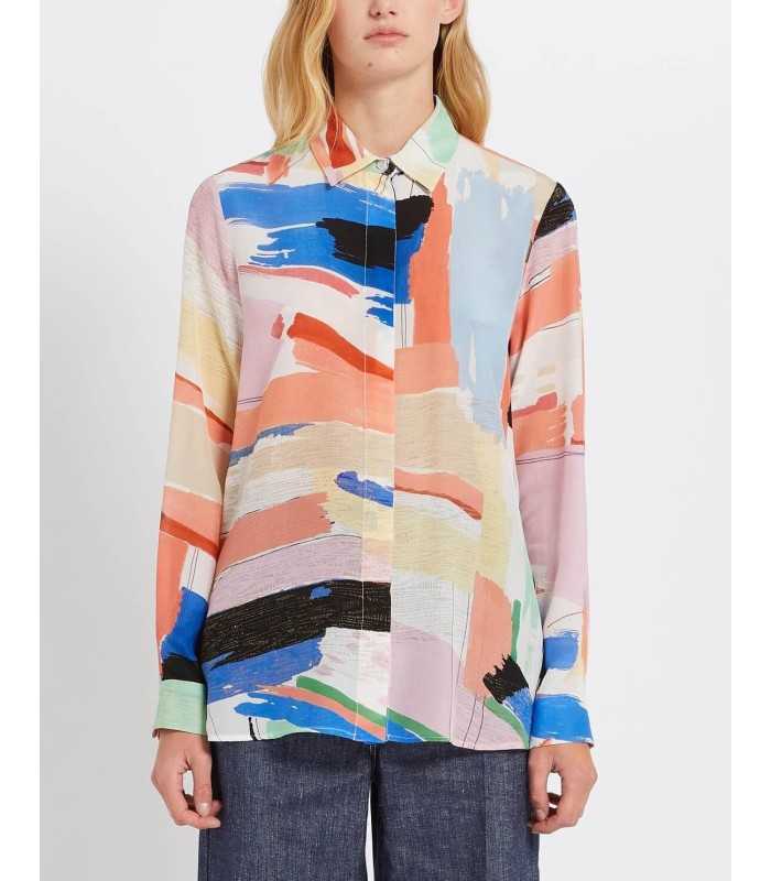 Camisa Seda Multicolor Marella Mujer