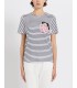 Camiseta Manga Corta Rayas Marella Mujer