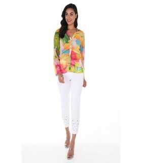 Pantalón Vaquero Blanco Frank Lyman Mujer