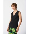Top Negro sin mangas Joseph Ribkoff Mujer