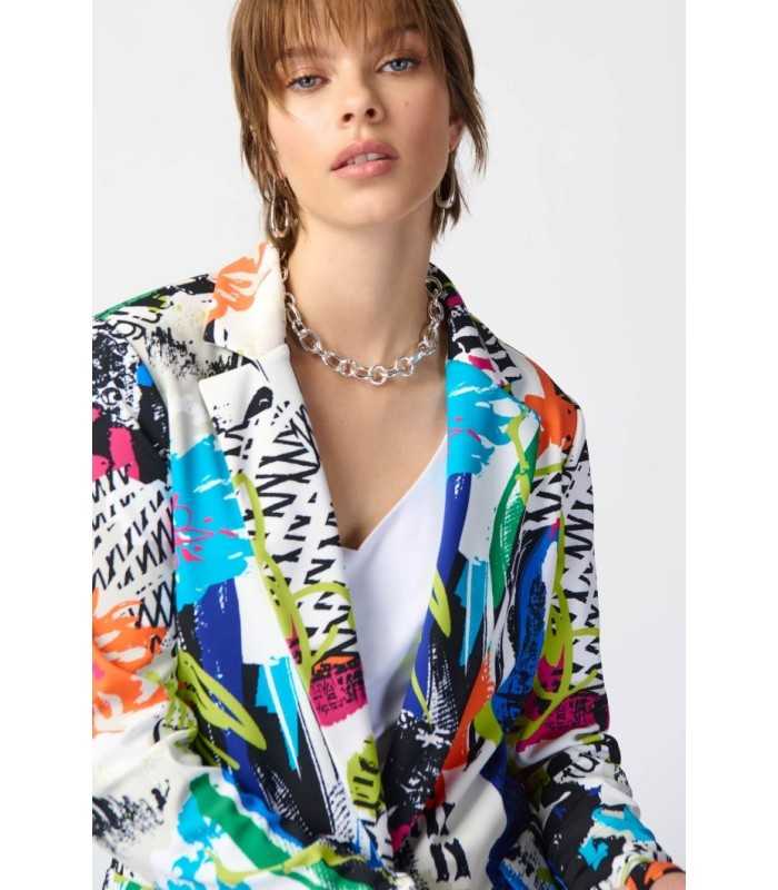 Blazer Estampado Abstracto Joseph Ribkoff Mujer