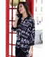 Camisa Estampada Letras Frank Lyman Mujer