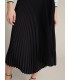 Falda Negra Plisada Elena Miro Mujer