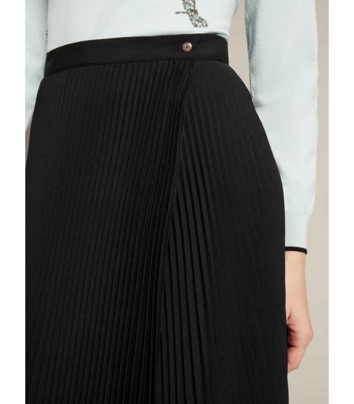 Falda Negra Plisada Elena Miro Mujer
