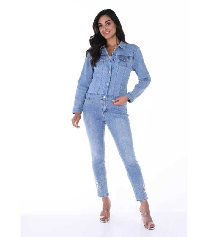 Pantalón Vaquero Corazón Frank Lyman Mujer