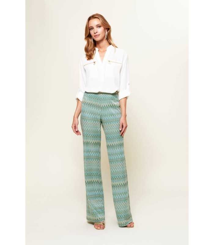 Camisa Blanca Bolsillos Luis Civit Mujer