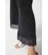 Pantalón Negro Ribete Guipur Joseph Ribkoff Mujer