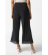 Pantalón Negro Ribete Guipur Joseph Ribkoff Mujer