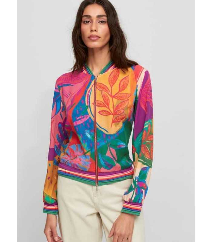 Chaqueta Multicolor Hojas Aldo Martins Mujer