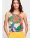 Top Hojas Multicolor Aldo Martins Mujer